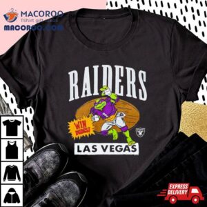 Teenage Mutant Ninja Turtles Donatello Win Dudes Las Vegas Raiders Tshirt