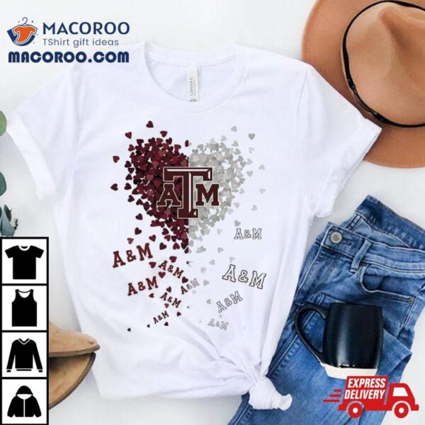 Texas A&m Aggies Tiny Heart Shape 2023 Shirt