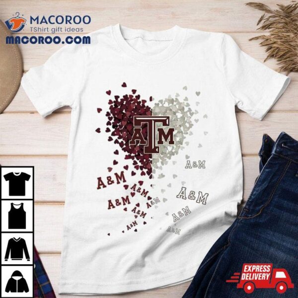 Texas A&m Aggies Tiny Heart Shape 2023 Shirt