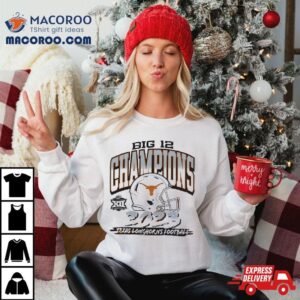 Texas Longhorns Big Football Champions Helme Tshirt