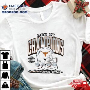 Texas Longhorns Big Football Champions Helme Tshirt