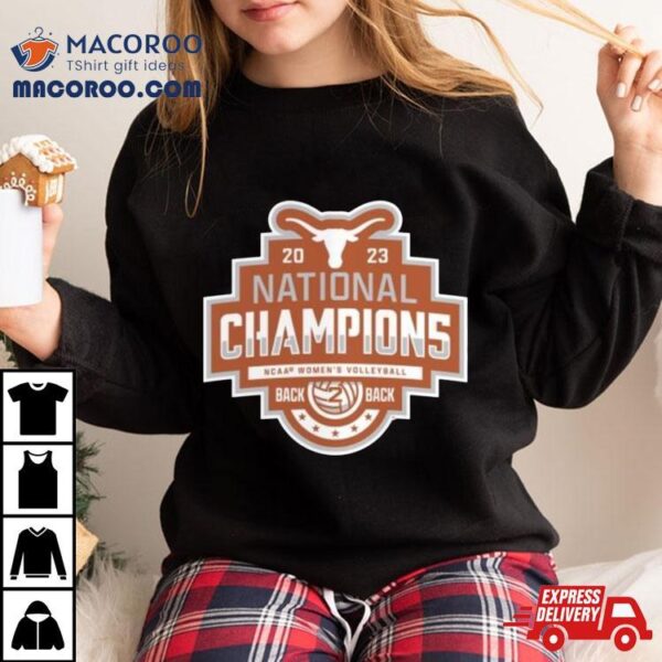 Texas Longhorns 2023 Ncaa Division I Women’s Volleyball National Champions Logo Shirt