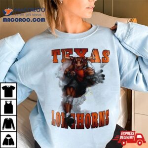 Texas Longhorns Big Conference Championship Game Arlington Texas Custom Baseball Mascot Tshirt