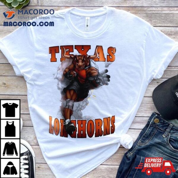 Texas Longhorns Big 12 Conference Championship Game Arlington Texas Custom Baseball Mascot T Shirt