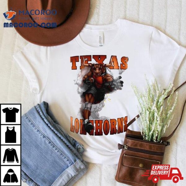 Texas Longhorns Big 12 Conference Championship Game Arlington Texas Custom Baseball Mascot T Shirt