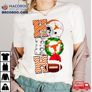 Texas Longhorns Football Christmas Ho Ho Ho Tshirt