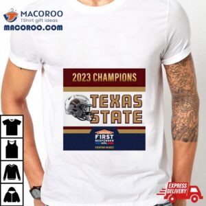 Texas State Bobcats Football Are 2023 First Responder Bowl Champions Shirt