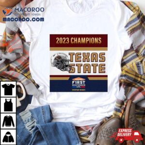 Texas State Bobcats Football Are 2023 First Responder Bowl Champions Shirt