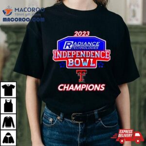 Texas Tech Raiders 2023 Independence Bowl Champions Gear T Shirt