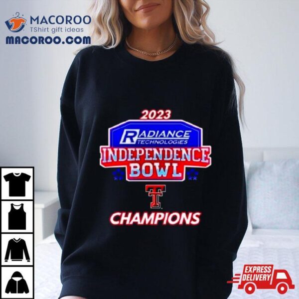 Texas Tech Raiders 2023 Independence Bowl Champions Gear T Shirt