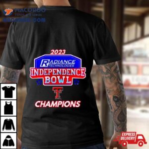 Texas Tech Raiders Independence Bowl Champions Gear Tshirt