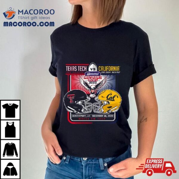 Texas Tech Red Raiders Vs California Golden Bears 2023 Independence Bowl Wreck ‘em Tech Shirt