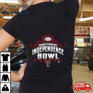 Texas Ted Red Raiders Football 2023 Radiance Technologies Indepedence Bowl Shirt