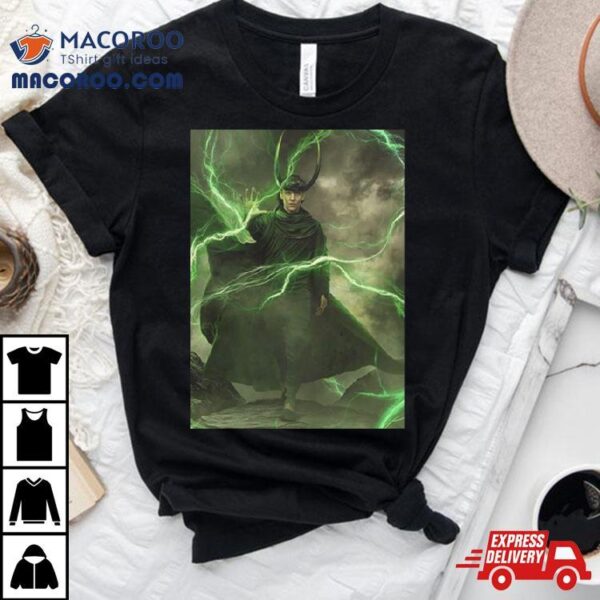 Textless Poster Of Loki Season 2 God Of Stories And Time Marvel Studios T Shirt
