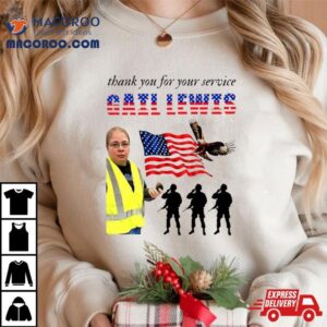 Thank You For Your Service Gail Lewis Walmart American Hero Shirt