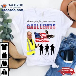 Thank You For Your Service Gail Lewis Walmart American Hero Tshirt