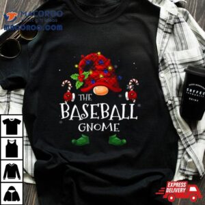 The Baseball Gnome Christmas Tshirt