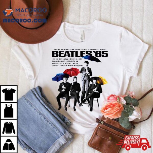 The Beatles Beatles 65 Umbrellas Raglan Baseball Shirt