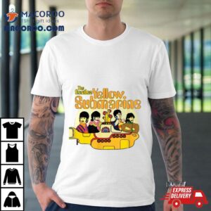 The Beatles We All Live In A Yellow Submarine Tshirt