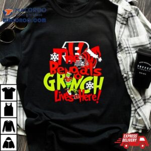 The Bengals Grinch Lives Here Christmas Shirt