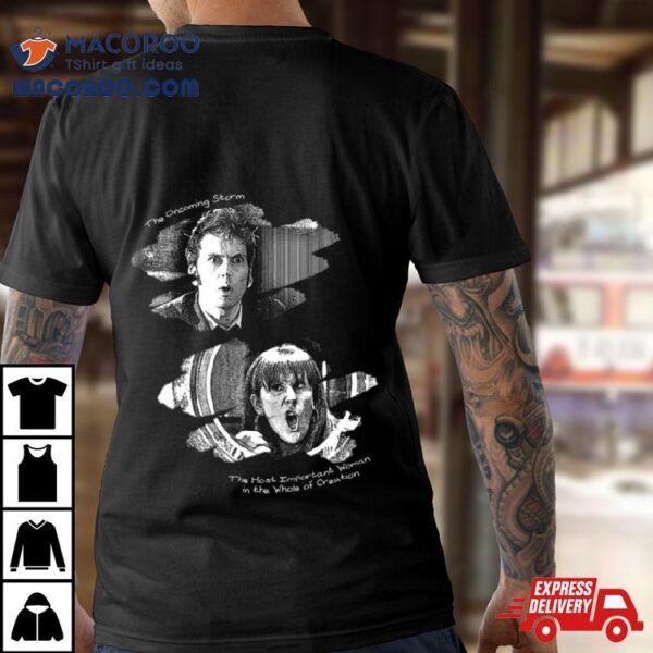 The Doctor And Donna Noble Without Dw Logo Graphic Shirt