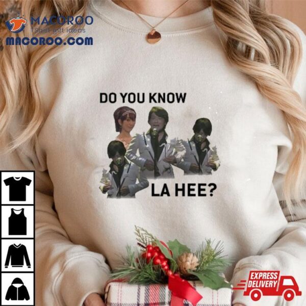 The Game Awards Jesse Cox Do You Know La Hee Photos Shirt