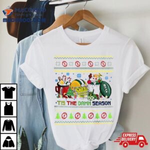 The Grinch Green Bay Packers Nfl Tis The Damn Season Ugly Christmas Tshirt