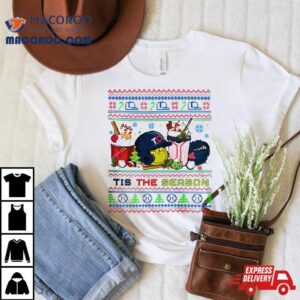 The Grinch Minnesota Twins Tis The Damn Season Ugly Christmas Tshirt