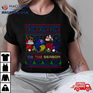 The Grinch Philadelphia Phillies Tis The Damn Season Ugly Christmas Tshirt