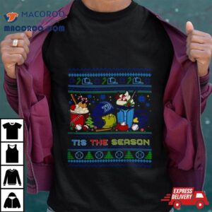 The Grinch Tampa Bay Rays Tis The Damn Season Ugly Christmas Tshirt