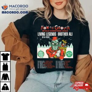 The Grouch Stole Xmas Tour Merch Tshirt