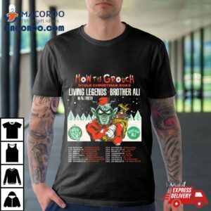 The Grouch Stole Xmas Tour Merch Tshirt