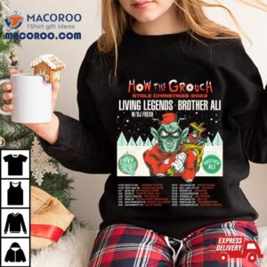 The Grouch Stole Xmas Tour Merch Tshirt