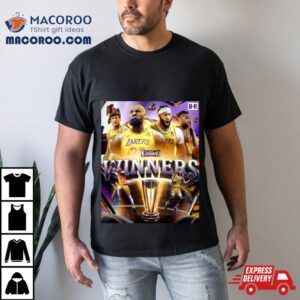 The Lakers Win The First Ever Nba In Season Tournament Championship Champions Tshirt