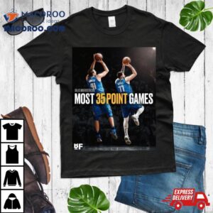 The Next Legend Of Mav Luka Doncic Surpasses Dirk Nowitzki For The Most Point Games In Dallas Mavericks History Tshirt