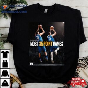 The Next Legend Of Mav Luka Doncic Surpasses Dirk Nowitzki For The Most Point Games In Dallas Mavericks History Tshirt