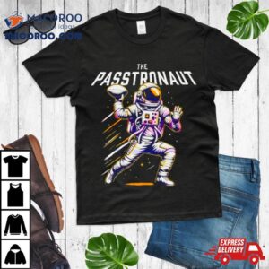 The Passtronaut Throwing A Football Tshirt