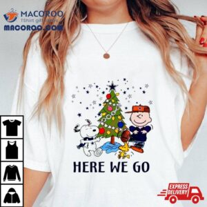 The Peanuts Christmas Here We Go Cowboys Shirt