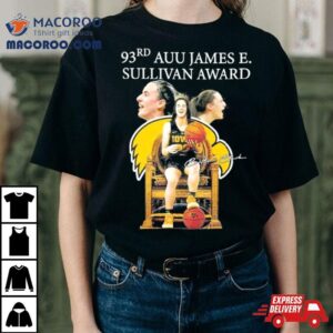 The Queen Caitlin Clark Rd Auu James E Sullivan Award Signature Tshirt