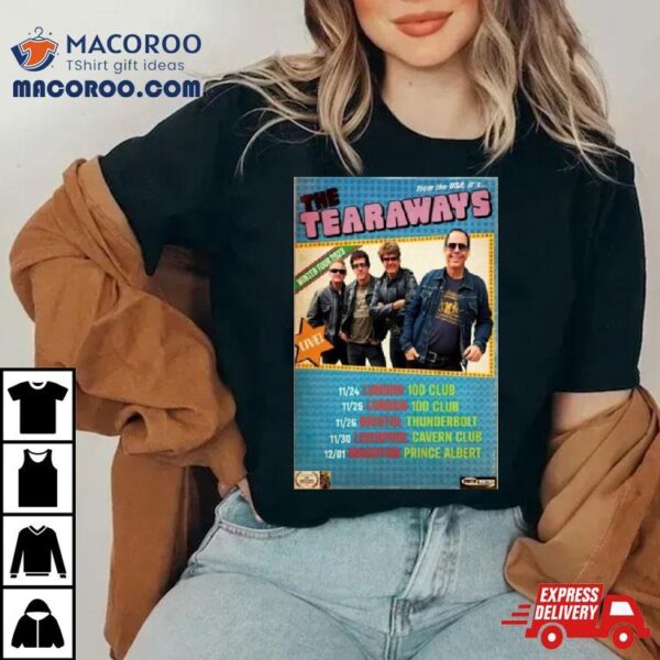 The Tearaways From The Usa It’s Winter Tour 2023 Poster Shirt