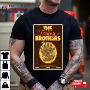 The Teskey Brothers December Brisbane Riverstage Australia Poster Tshirt