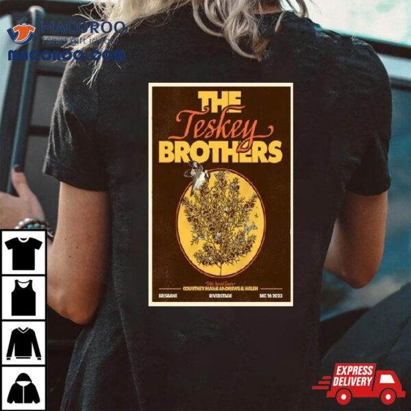 The Teskey Brothers December 16, 2023 Brisbane Riverstage, Australia Poster Shirt