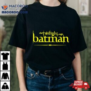 The Twilight Saga Batman Logo Tshirt