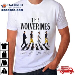 The Wolverines Walking Abbey Road Signatures Tshirt