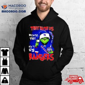 They Hate Us Because They Ain T Us New York Rangers Nhl Santa Grinch Tshirt