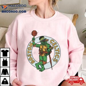 Tmnt Michelangelo X Boston Celtics Fan Art Shirt