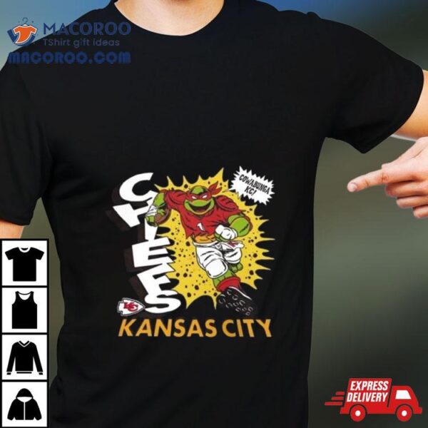 Tmnt Raphael X Kansas City Chiefs Mascot T Shirt