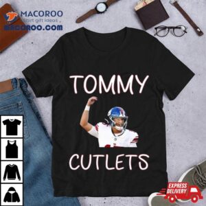 Tommy Cutlets Devito Giants Pinched Fingers Tshirt