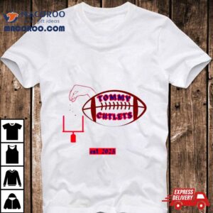 Tommy Cutlets Est Football Player Tshirt