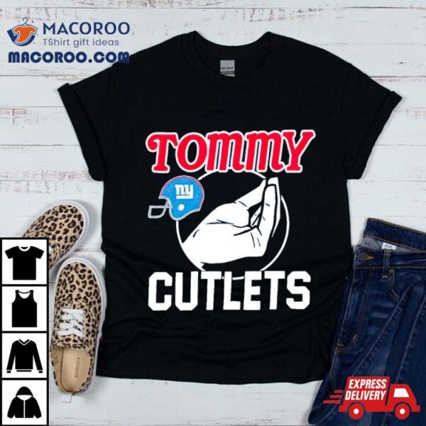 Tommy Devito Royal New York Giants Tommy Cutlets Shirt